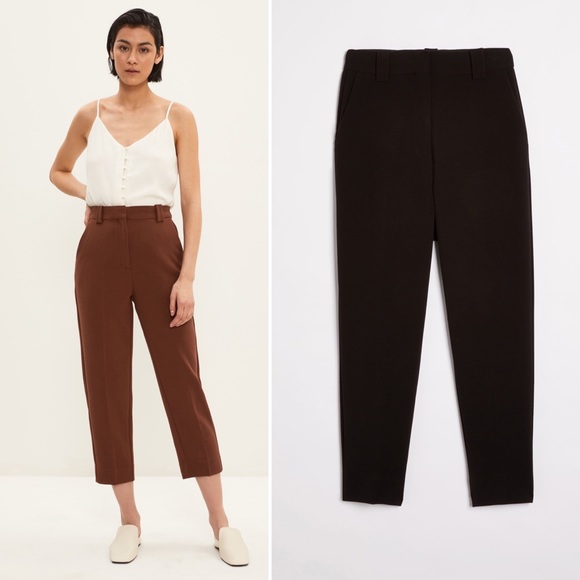 Frank & Oak Pants - Frank & Oak The Alice Straight Pant in Black